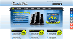 Desktop Screenshot of hidemyhost.com